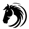 The Black Horse logo